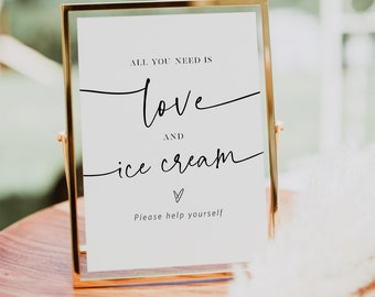 All You Need is Love and Ice-cream Sign, Ice-cream Bar Sign