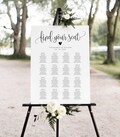 Seating Chart Template, Wedding Seating Chart Sign, Find Your Seat Sign, Table Seating Chart, Seating Chart, Edit with TEMPLETT, WLP-ELE 298