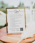 I Spy Wedding Game, Minimalist, Reception Game, Wedding Photo Hunt Game, Wedding QR Code, Fun Games, Edit with Templett, WLP-PAL 7470