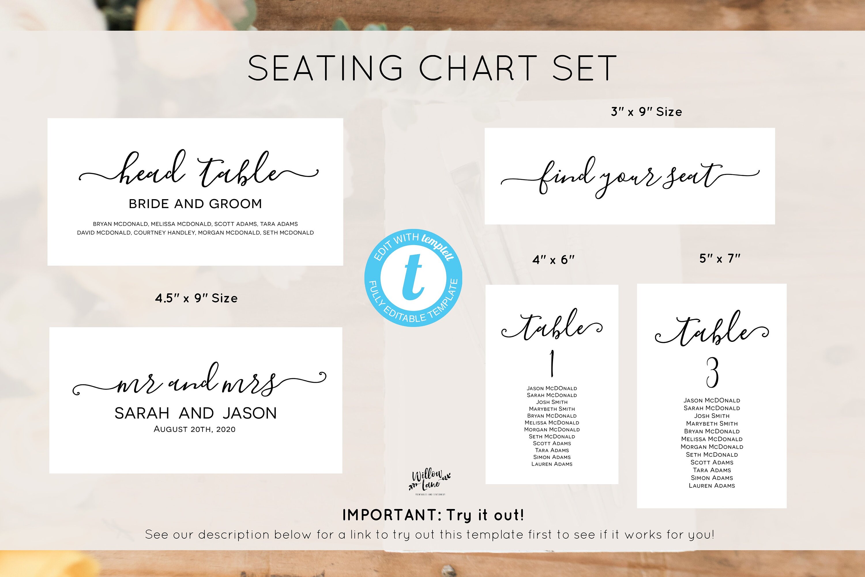 wedding seating chart template wedding seating chart template