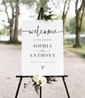 Wedding Welcome Sign, Templett Welcome Poster, Printable Wedding Welcome, Minimalist Welcome sign, Edit with TEMPLETT, WLP-PAL 5607