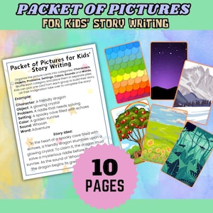 Picture Prompts for Creative Story Writing | Printable Cards for Kids