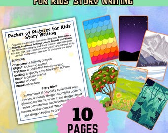 Picture Prompts for Creative Story Writing | Printable Cards for Kids