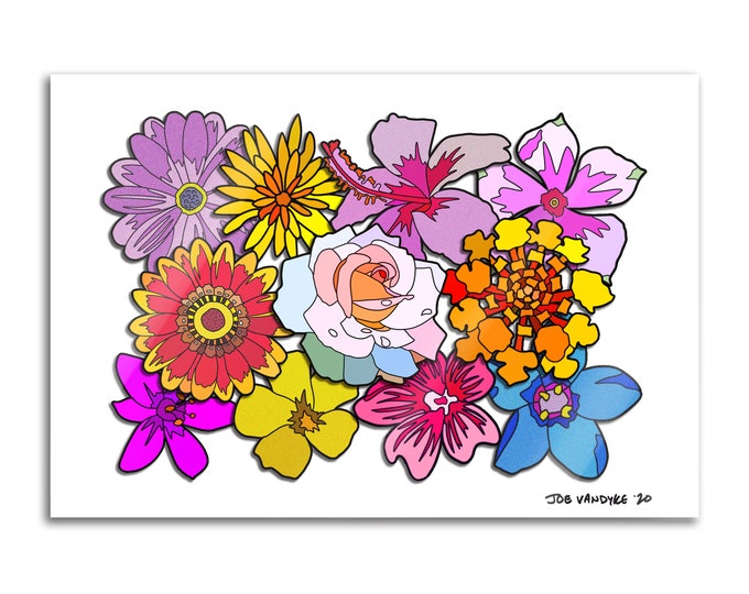 Gorgeous Flowers 13x19 Print