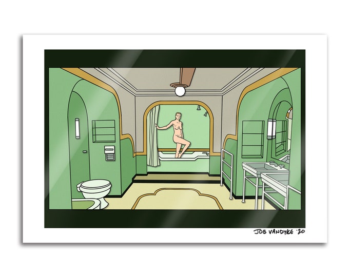 Overlook Bathroom 13x19 Print