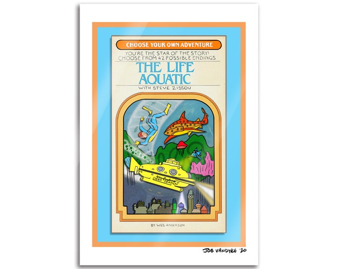 Zissou Adventure 19x13 Print