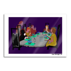 Beetle Dinner 13x19 Print