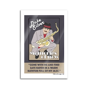 Duke Silver 19x13 Print