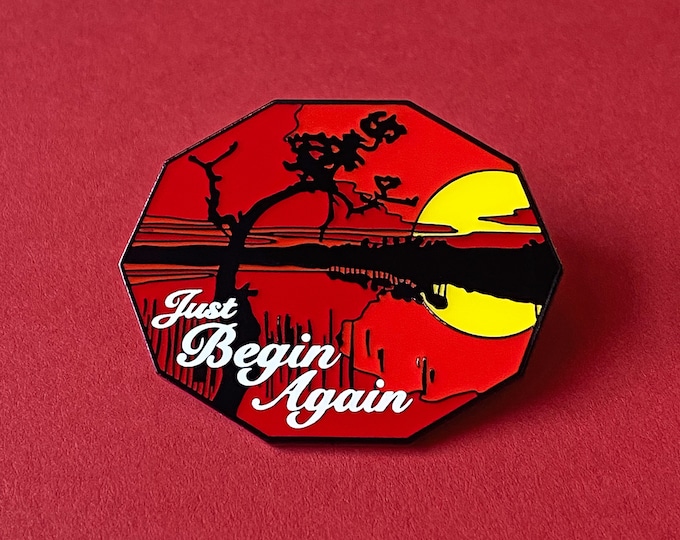 Begin Again Pin