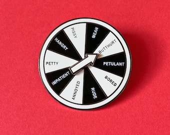 Butthurt Wheel Pin [Spins!]