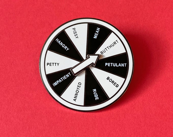 Butthurt Wheel Pin [Spins!]