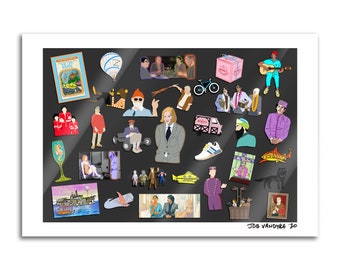 Stampa 13x19 di Wes Anderson