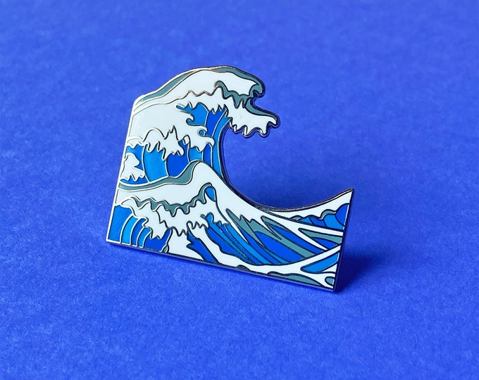 Great Wave Pin