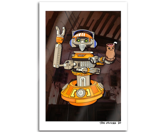 Cantina DJ 19x13 Print