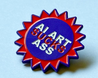 AI Art Sucks Pin