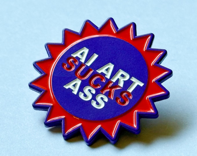 AI Art Sucks Pin