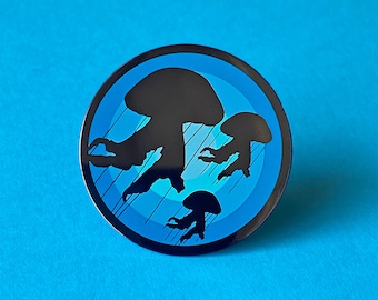 Majestic Jellyfish Pin