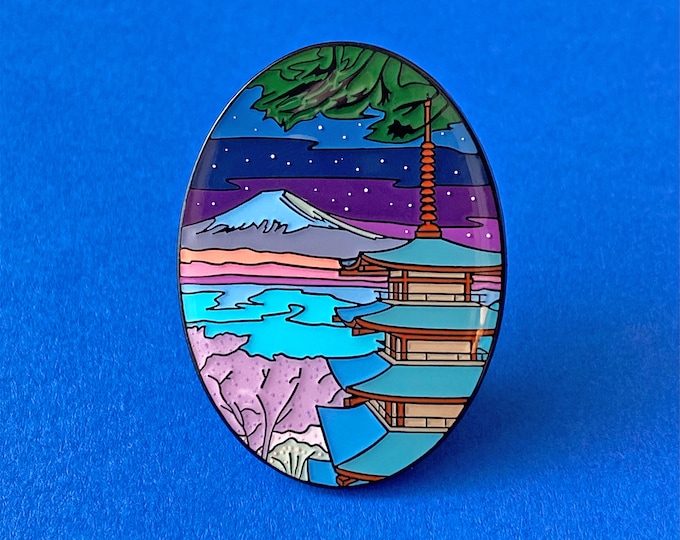 Mount Fuji Pin