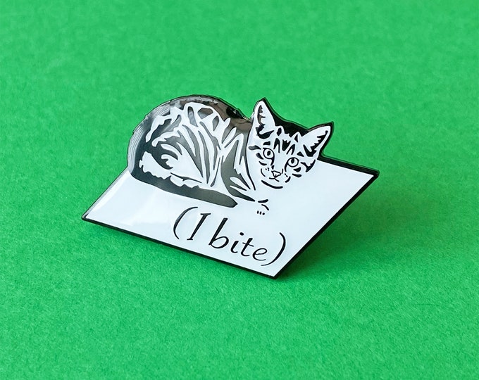 Bite Kitten Pin