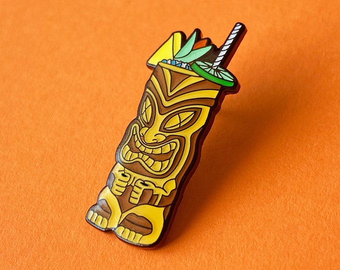 Tiki Drink Pin