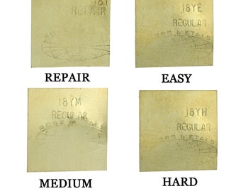 18K Yellow Gold Solder Easy Medium Hard & Repair One Gram Plate Jewelry Repair