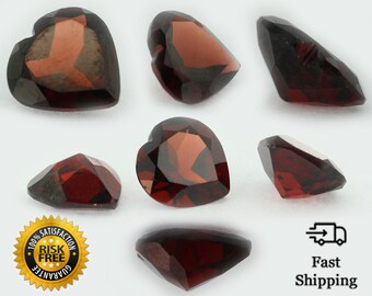 Garnet Details about 3x3mm To 10x10mm Heart Faceted Cut Natural Red Garnet Loose Gemstone Garnet Details about 3x3mm To 10x10mm Heart Faceted Cut Natural Red Garnet Loose Gemstone