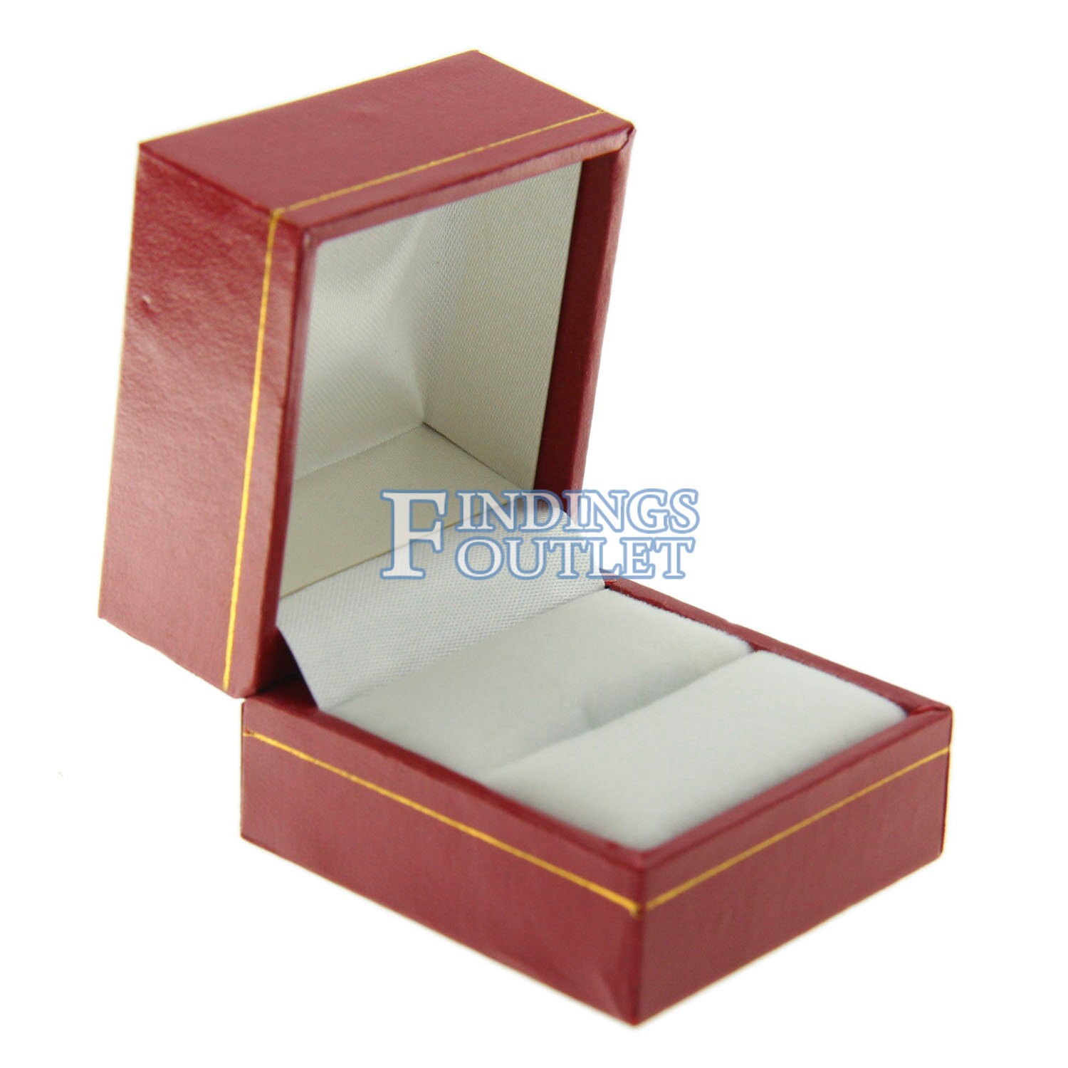 1 Dozen Red Faux Leather Engagement Ring Boxes – Perfect For Jewelry Display Or Gifting