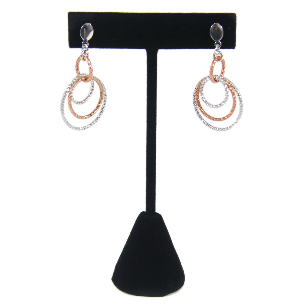 Black Velvet One Pair Earring Jewelry Display Holder Small - Etsy