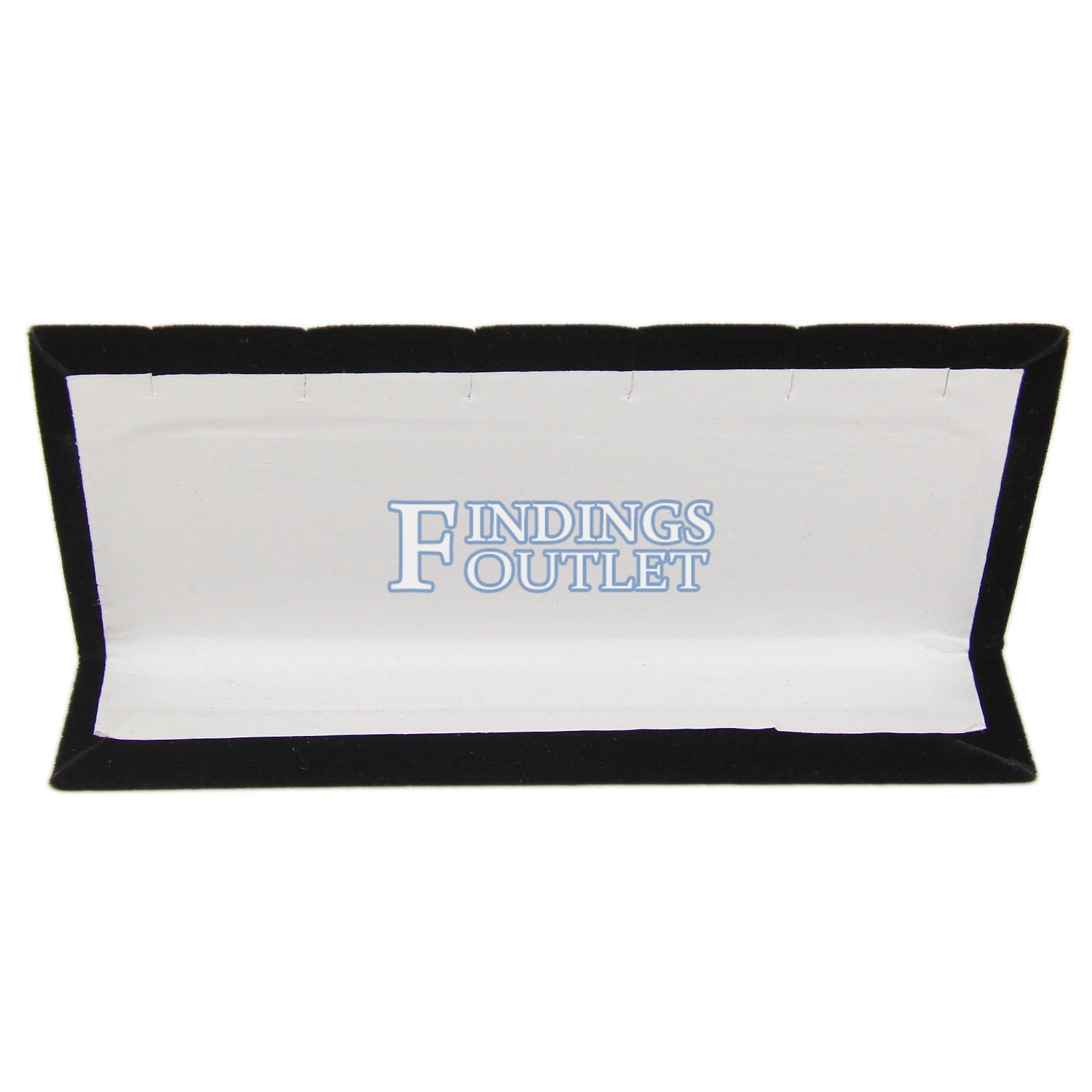 Black Velvet Ginko 2-Tier Earring Display Holder - Holds 8 Pairs, Dangling Style, Jewelry Stand