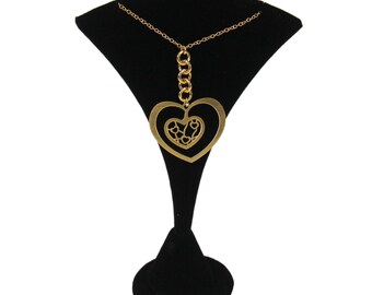 Black Velvet Single Necklace & Earring Jewelry Display Holder Small Stand