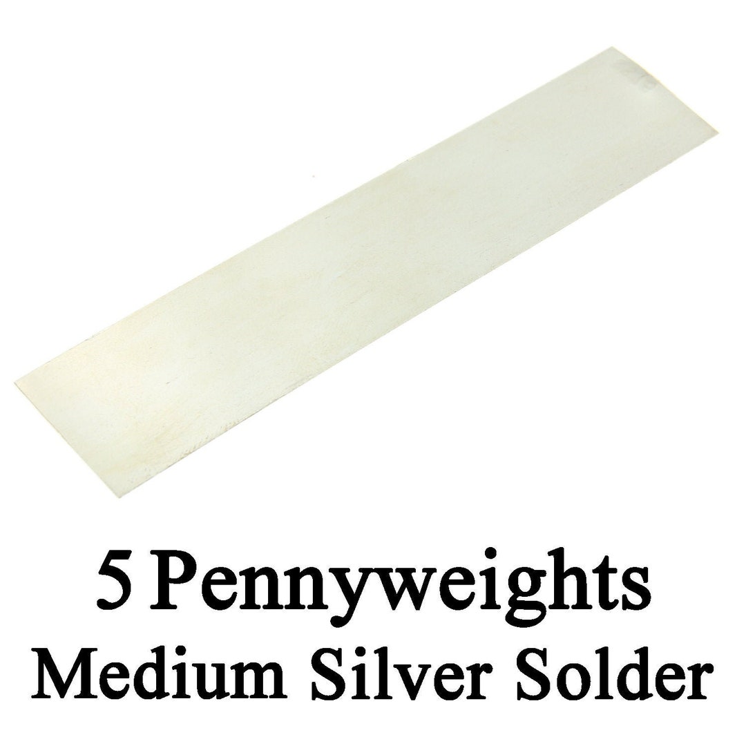 Silver Solder Sheet 5 DWT Medium Soft Repair Solder Jewelry Etsy