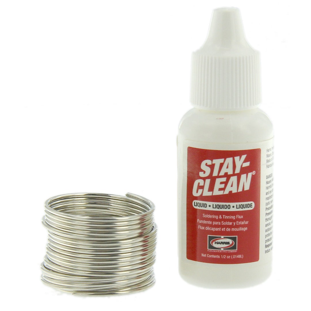 Harris Staybrite Silver Bearing Solder & Stay Clean Liquid Flux