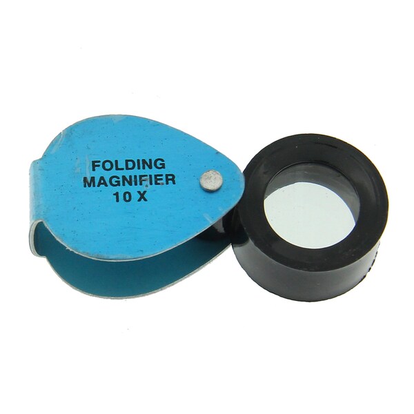 Aluminum Loupe 10x Magnification Use For Coins Jewelry Diamonds & Gemstones