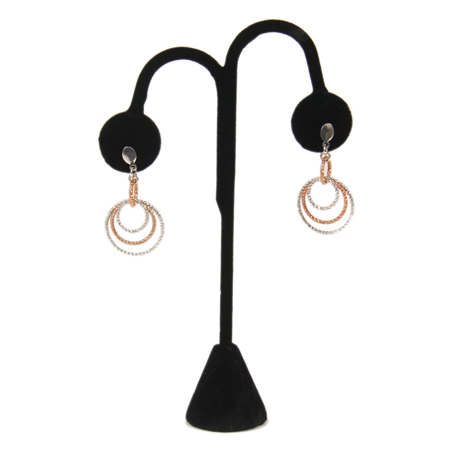 Velvet earring display clearance