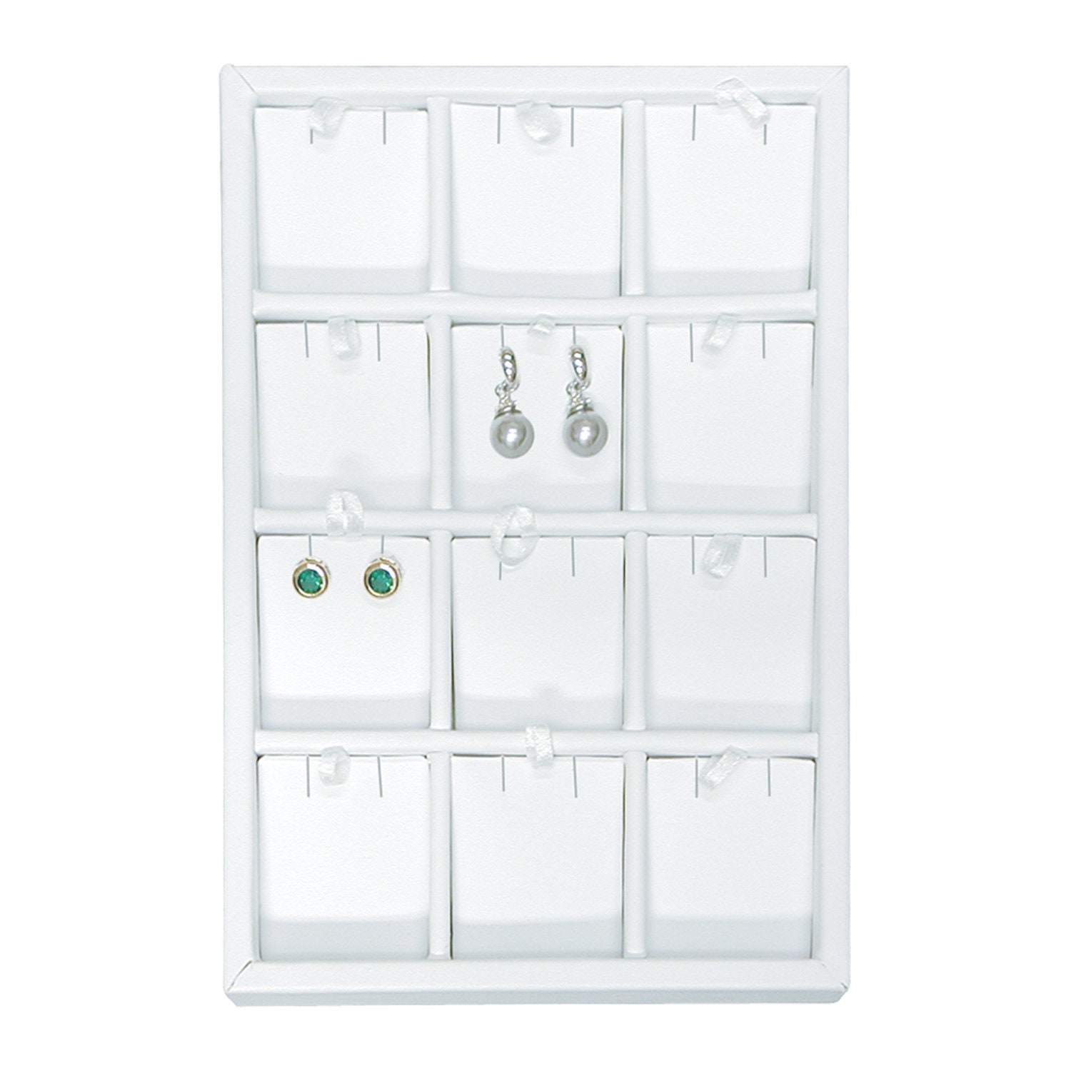 Leather cheap earring display