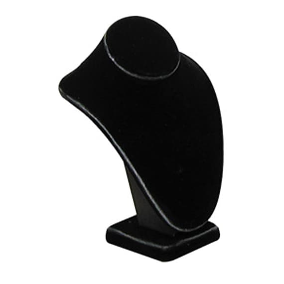 Black velvet necklace holder outlet