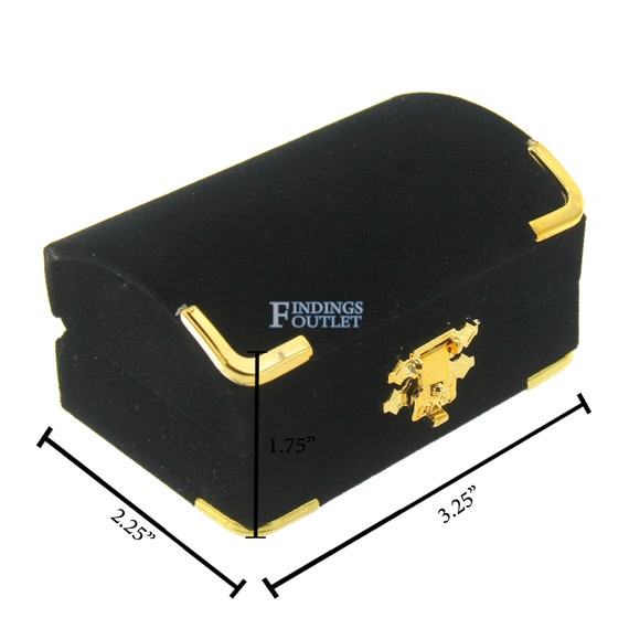Black Faux Leather Stud Earring Box Display Jewelry Gift Boxes Classic 1  Dozen -  Norway