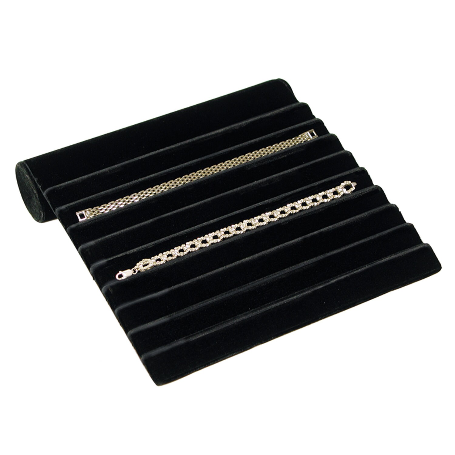 Black Velvet 9 Slot Bracelet Jewelry Display Holder Ramp Etsy