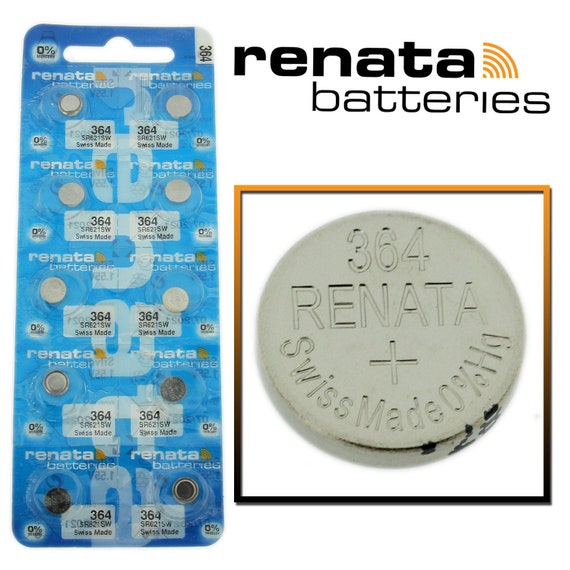 364 Renata Watch Battery SR621SW Swiss Made 0% Mercury