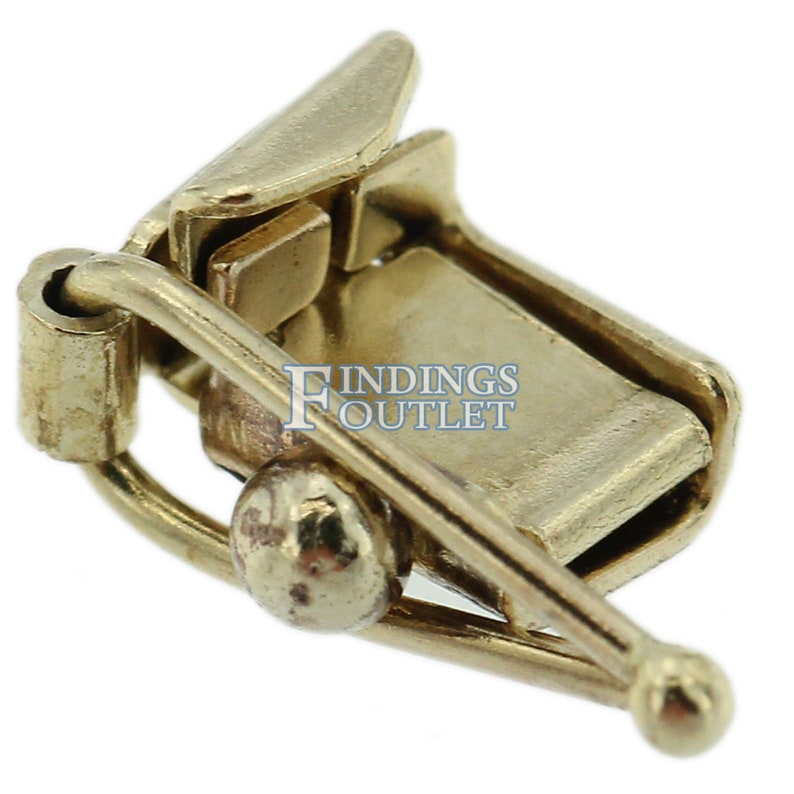 14K White Gold Box Lock Clasp Male & Female Figure 8 Complete Etsy