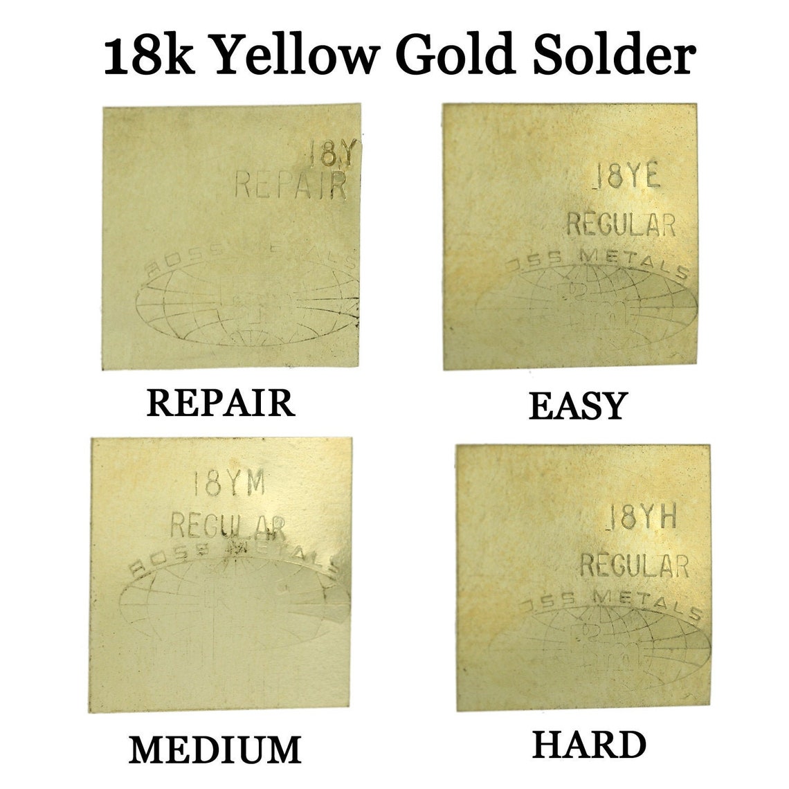 18K Yellow Gold Solder Easy Medium Hard & Repair One Gram Etsy