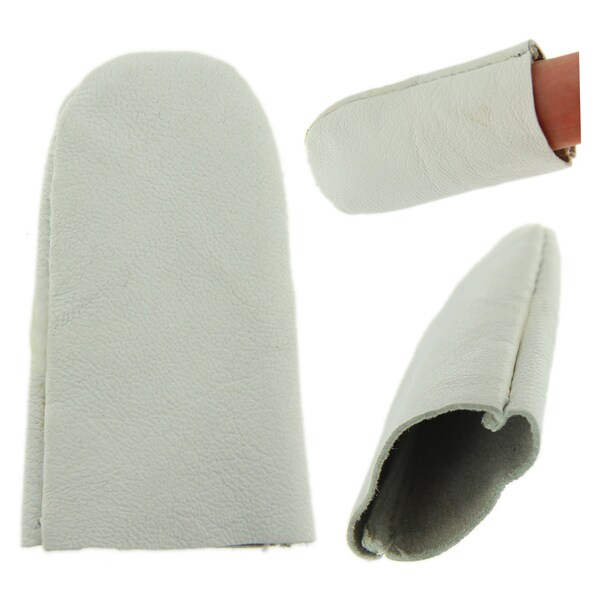 Soft Leather Thumb Guard & Finger Protector for Jewelry Polishing or Crafts