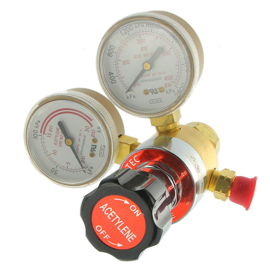 Gentec Small Torch Acetylene Regulator Single Stage Regulator Etsy