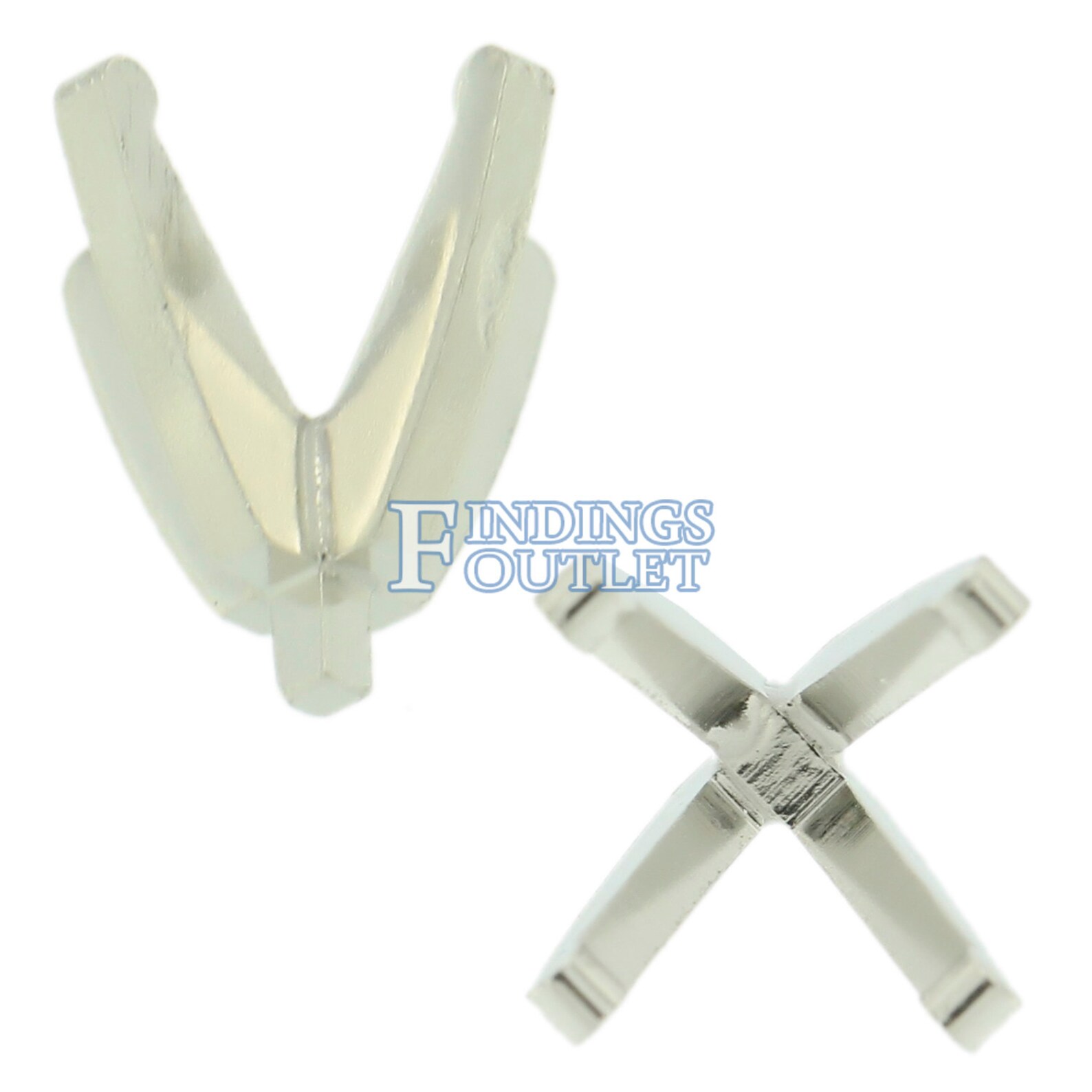 Platinum Round 4 Prong Peg Head Setting Standard Style for Etsy