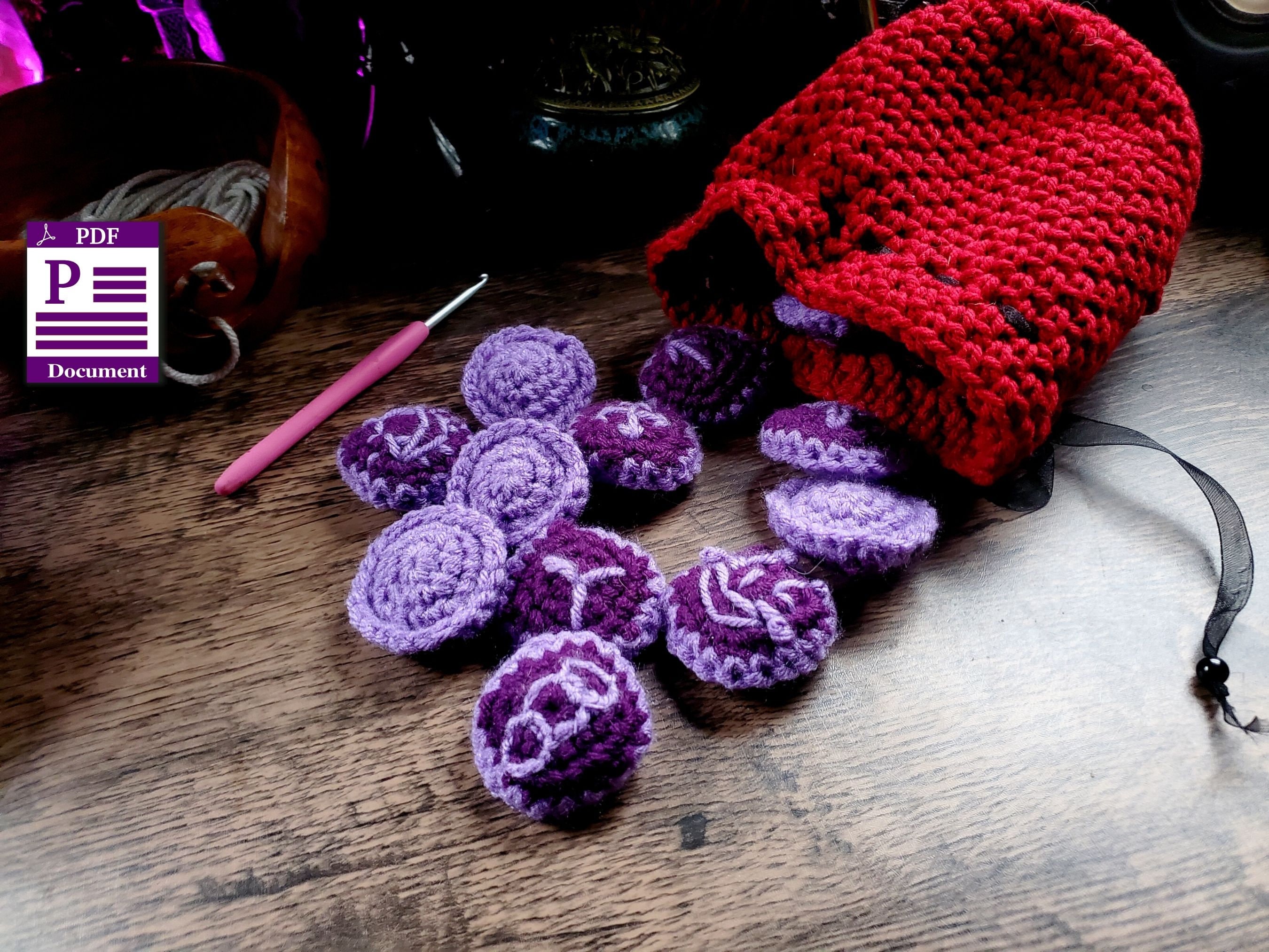 Crochet Runes Witch's Runes Crochet Pattern – Easy Halloween Decor (PDF Pattern) - Etsy