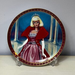 Barbie &quot;Sophisticated Lady&quot; Porcelain Collector Plate - Danbury Mint Limited Edition - Susie Morton