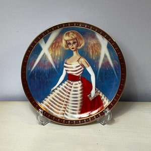Barbie &quot;Holiday Dance&quot; Collector Plate: Susie Morton Danbury Mint, 1990
