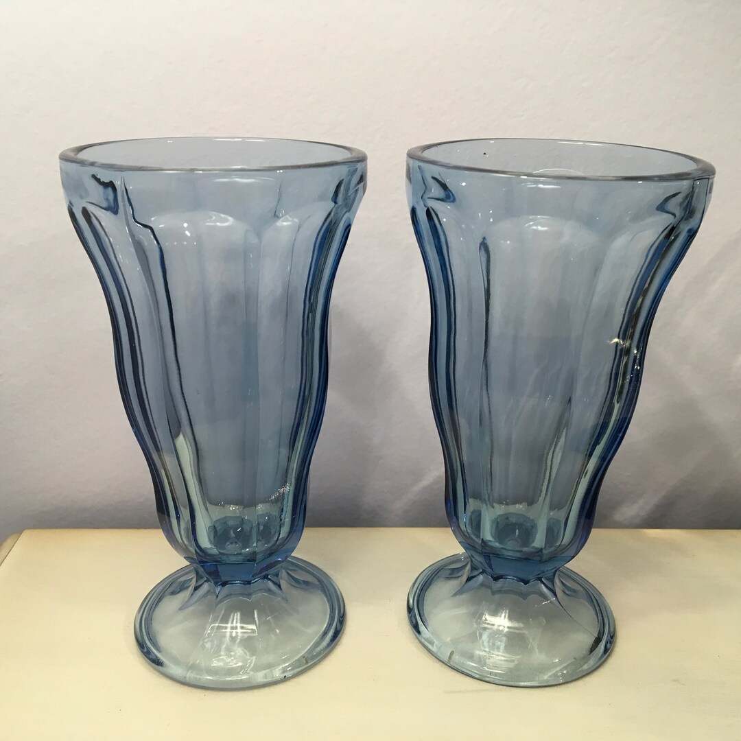 Ice Cream Soda Glass ANCHOR HOCKING fountainware Etsy