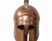 New Medieval Helmet 300 Spartan Helmet Troy Helmet With Black Plume With Stand