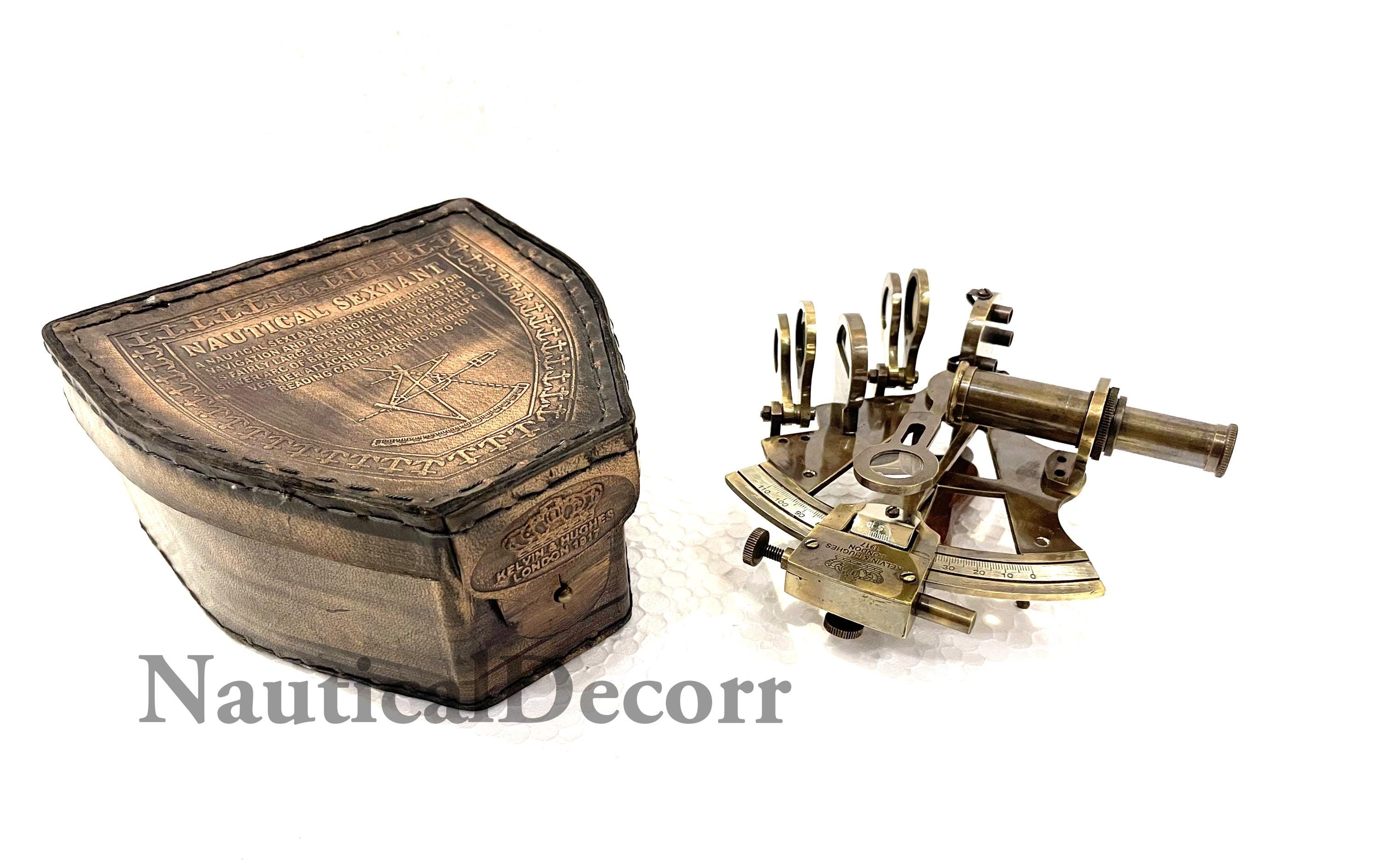 アンティーク1900年代 六分儀 レプリカ 2点セット 航海